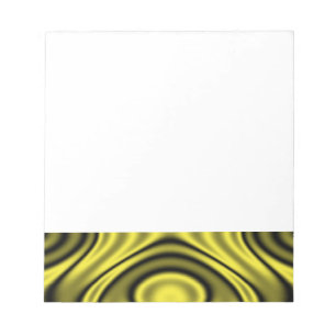 Ripples Yellow Notepad
