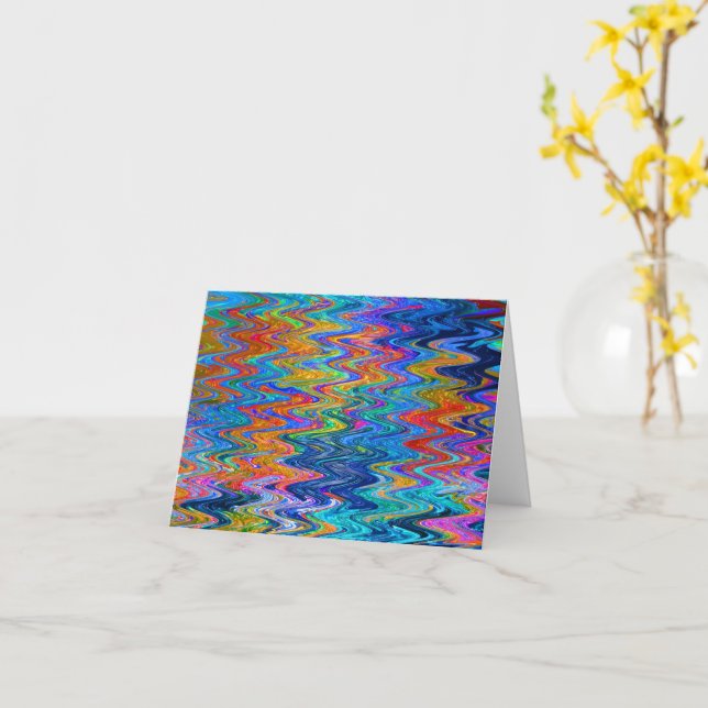 Ripplin' waters.... card (Yellow Flower)