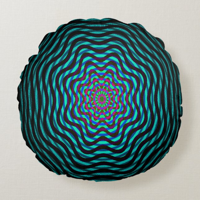 Rippling Atom...... Round Cushion (Front)