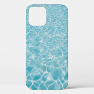 Rippling crystal blue water iPhone 12 case