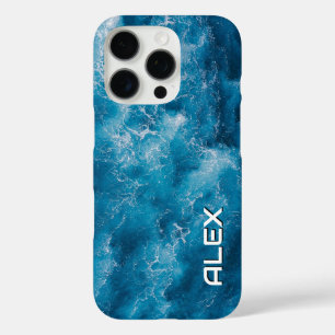 Rippling Ocean Water iPhone Case – Serene Blue Sea