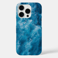 Rippling Ocean Water iPhone Case – Serene Blue Sea