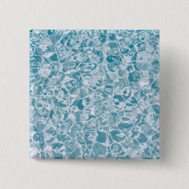 Rippling Water 15 Cm Square Badge (Front)