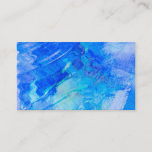rippling water business card template photo art