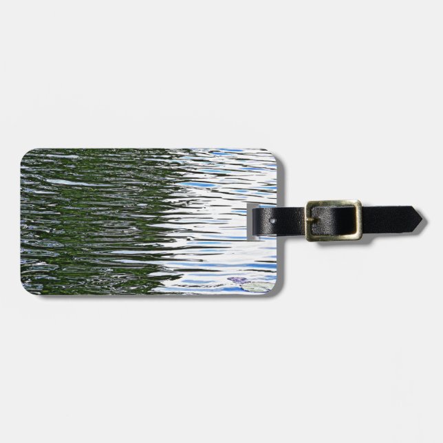 Rippling Water Luggage Tag (Front Horizontal)