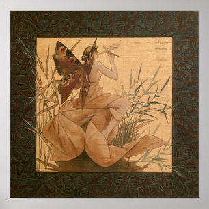 Riquer Winged nymph CC0097 Poster