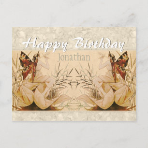 Riquer Winged nymph CC0528 Birthday Postcard