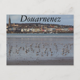 Ris beach in Douarnenez Postcard