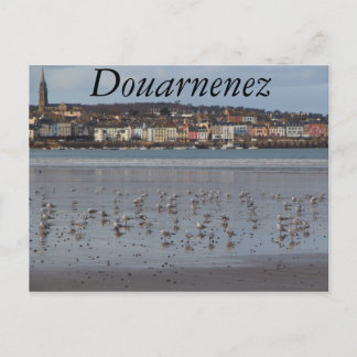 Ris beach in Douarnenez Postcard
