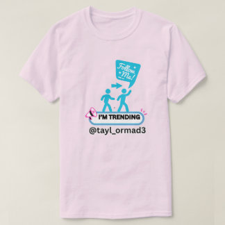 RISE 2 FAME INFLUENCER MEDIA PALE PINK BLUE UNISEX T-Shirt