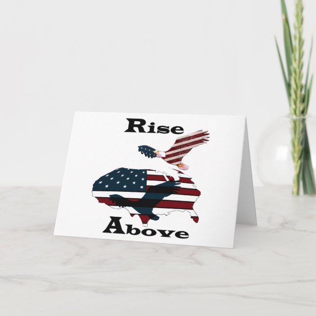 Rise above card (Front)