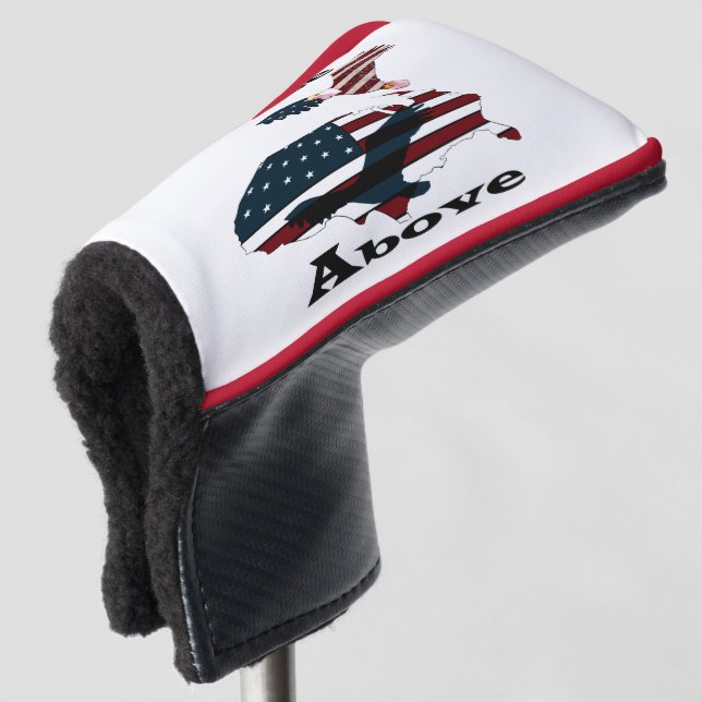 Rise above  golf head cover (3/4 Front)
