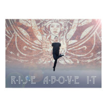 Rise Above It - Owen Luebbers Irish Dance Poster