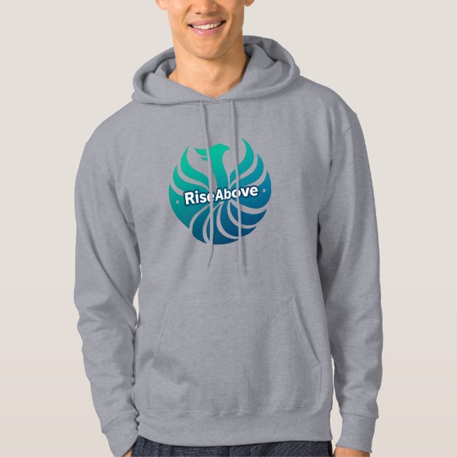 Rise Above – Phoenix Strength Logo Hoodie (Front)