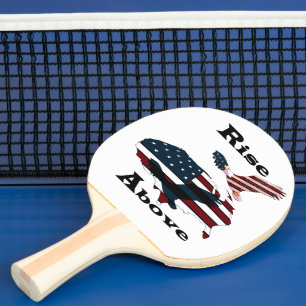 Rise above  ping pong paddle
