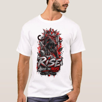 RISE ABOVE THE NOISE Panther Streetwear | Premium T-Shirt