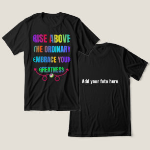 Rise Above the Ordinary Embrace your Greatness  Tri-Blend Shirt