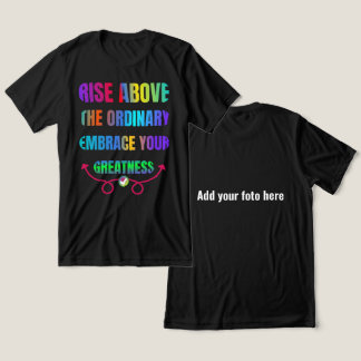 Rise Above the Ordinary Embrace your Greatness  Tri-Blend Shirt