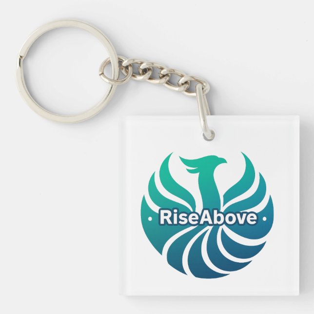 Rise Above – The Phoenix Within Key Ring (Front)