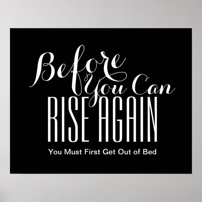 RISE AGAIN - copyright Sharon Rhea Ford Poster (Front)