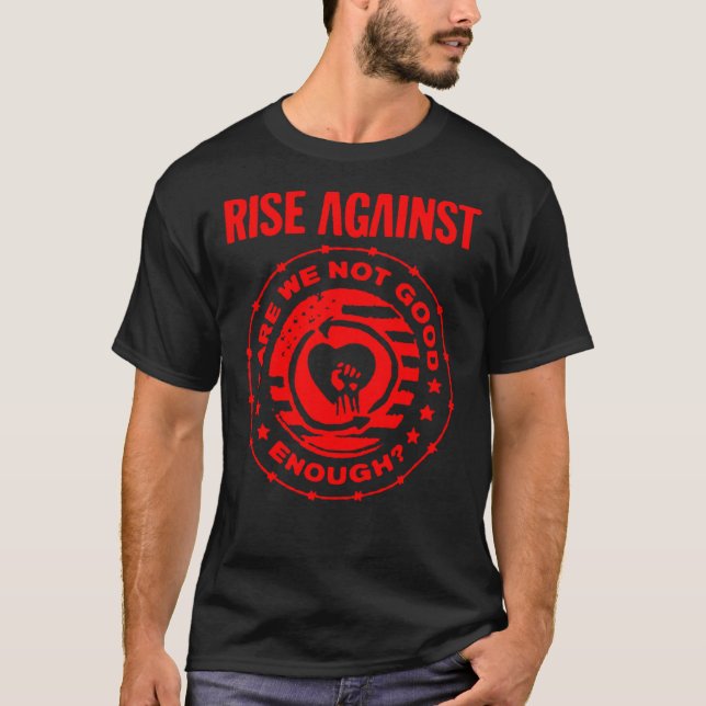 Rise Against Logo band Music Punk rock Essential T T-Shirt (Front)