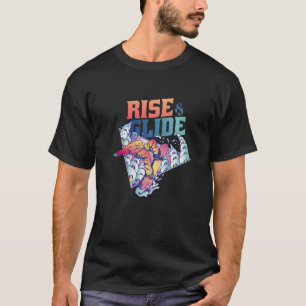 Rise and glide snowboard T-Shirt