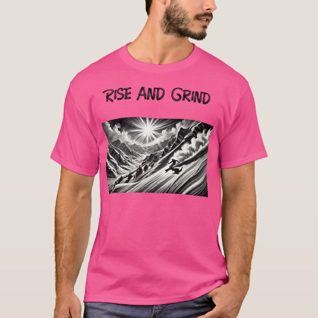 Rise And Grind Active T-Shirt (Front)