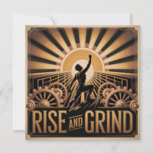 Rise And Grind Card