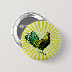 Rise and Shine 6 Cm Round Badge