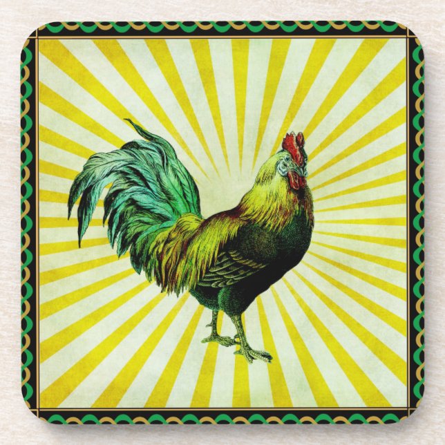 Rise and Shine Beverage Coaster (Front)