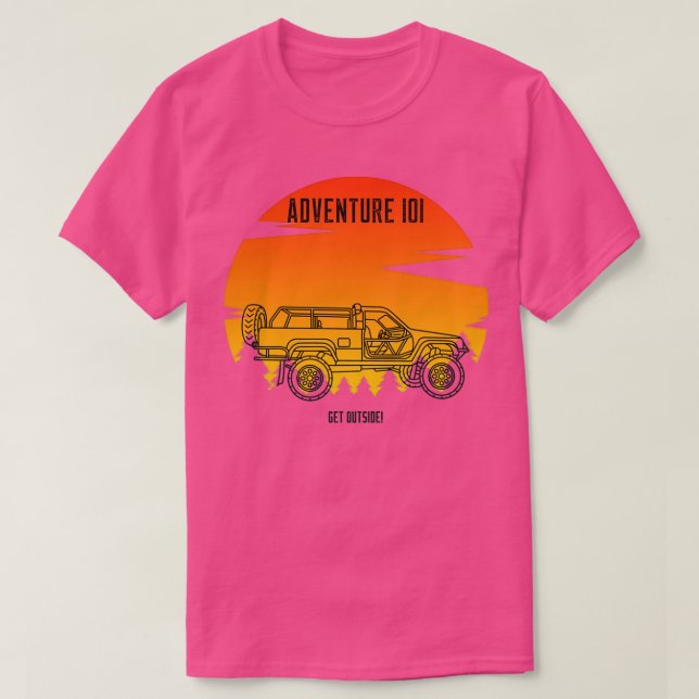 Rise and Shine in the great outdoors  T-Shirt (Design Front)