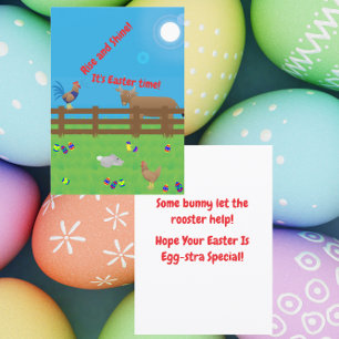 Rise and Shine It's Easter time Holiday Card