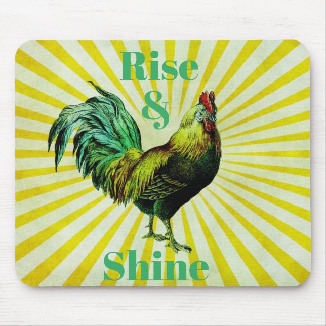 Rise and Shine Mouse Pad (Front)