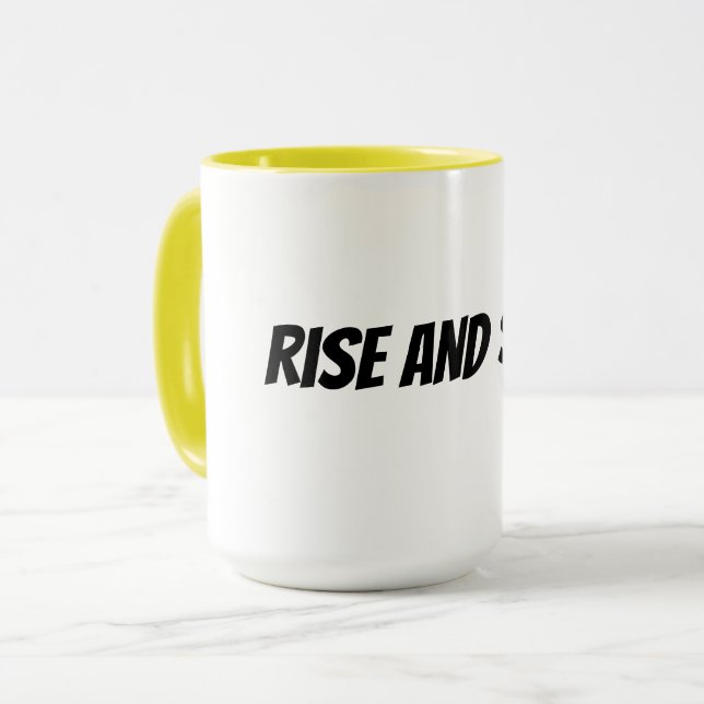 rise and shine mug (Front Left)
