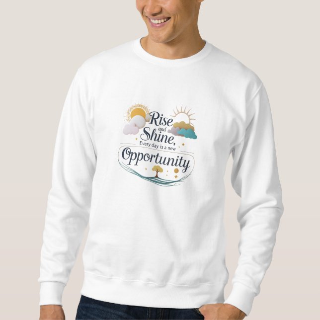 Rise and Shine Nature Sweatshirt – Every Day  (Front)