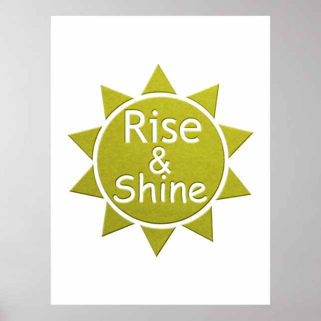 Rise And Shine Paper Cut Art Print (Front)