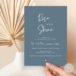 Rise and Shine, Post wedding Brunch Invitation
