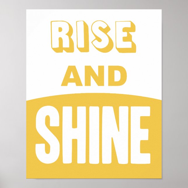 Rise and Shine Poster (Front)