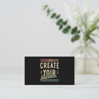 Rise and Thrive: Create Your Success Business Card