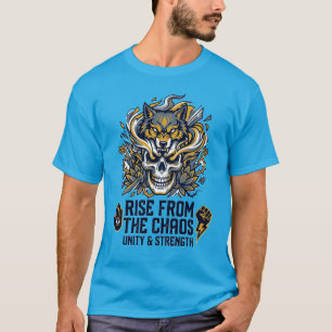 Rise From Chaos Shirt Mystic Wolf Skull & All-See
