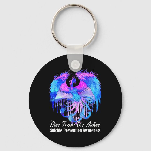 Rise From -phoenix - The Ashes  Key Ring (Front)