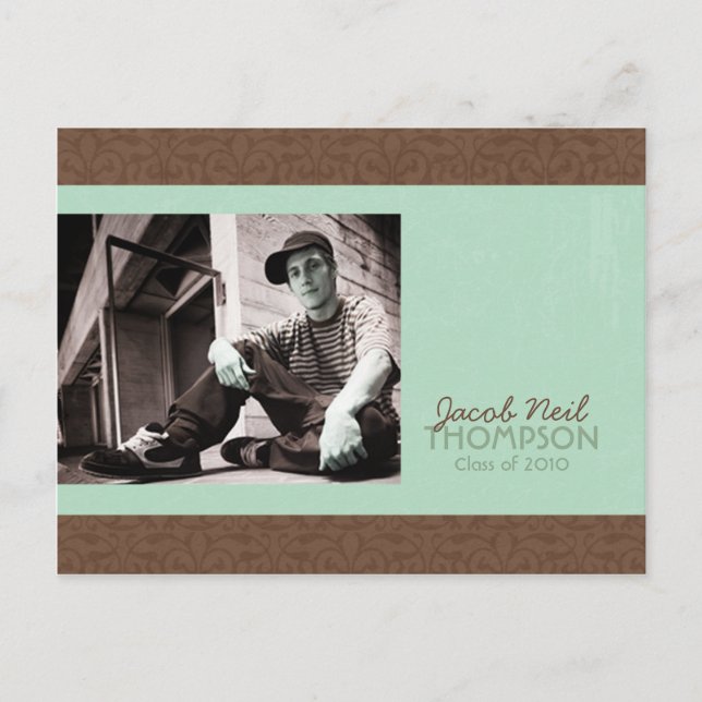 Rise Graduation Invitation Postcard (Front)
