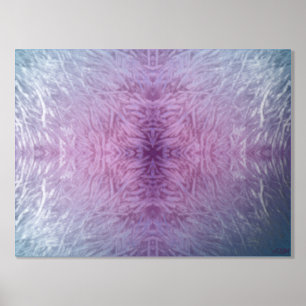 Rise Higher Silver Foil Block Art Print