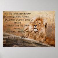 "Rise like Lions" Poster