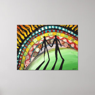 Rise Of A New Sun Wrapped Canvas