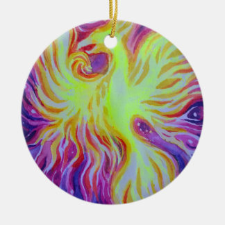 Rise of a Phoenix Ceramic Tree Decoration