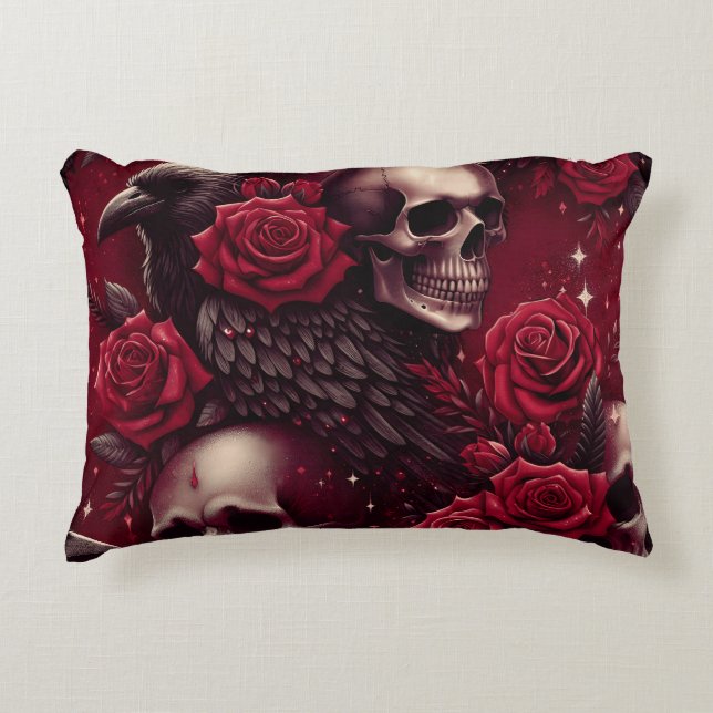 Rise Of Darkness Accent Pillow (Front)