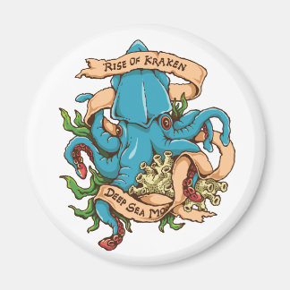Rise of Kraken Monster Octopus Magnet
