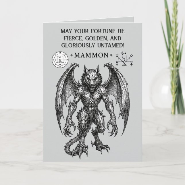 Rise of Mammon Card (Front)