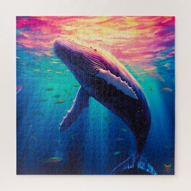 🐙Rise of the Gentle Giant🐋 Jigsaw Puzzle (Vertical)